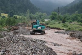 Bolu’da, sel sonrası çalışmalar devam ediyor