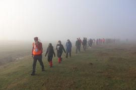Bolu’da sisler içinde Atatürk için ‘Sonsuzluk Yürüyüşü”