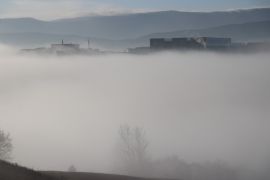 Bolu kent merkezinde sis etkili oluyor